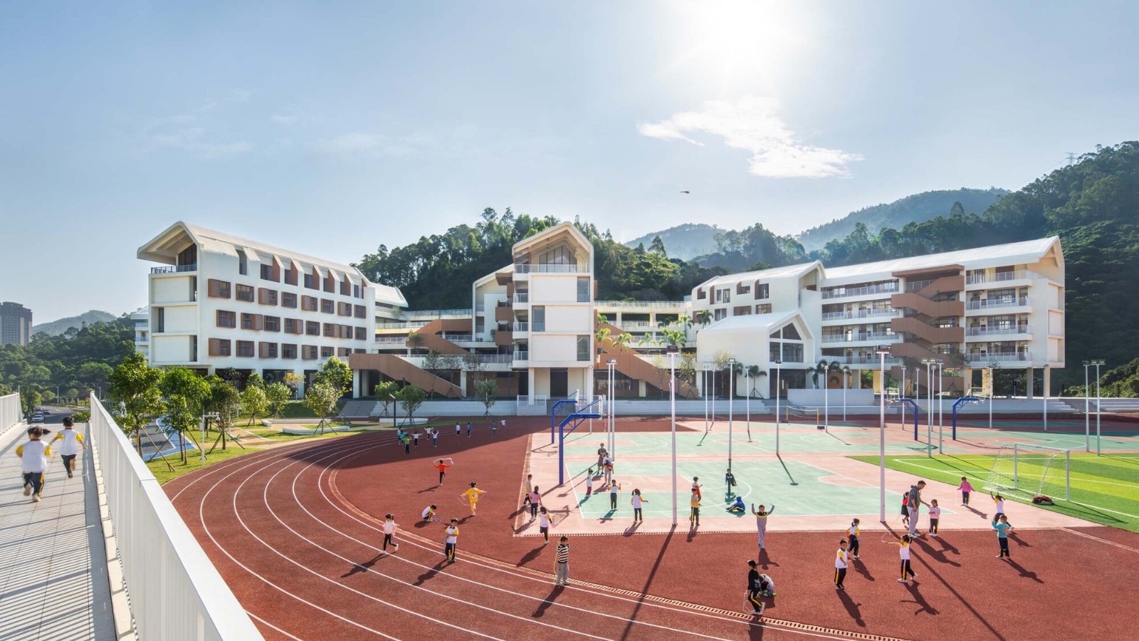 乡镇小学效果图图片