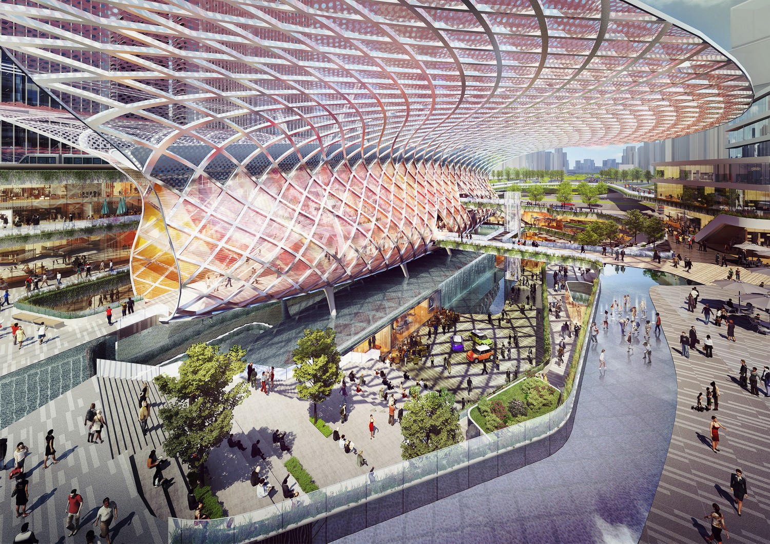 【概念设计】广州船厂城市设计国际竞赛方案效果图 - vastcg