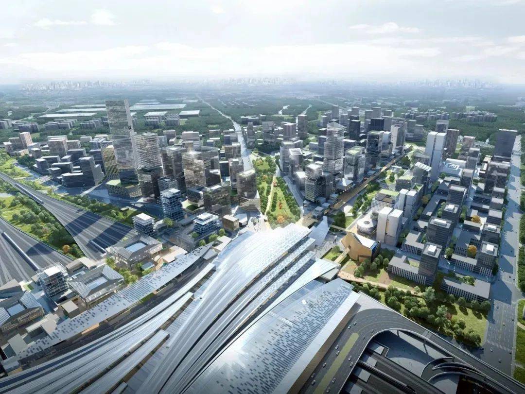 【城市建设】武汉新汉阳站概念方案效果图展示 