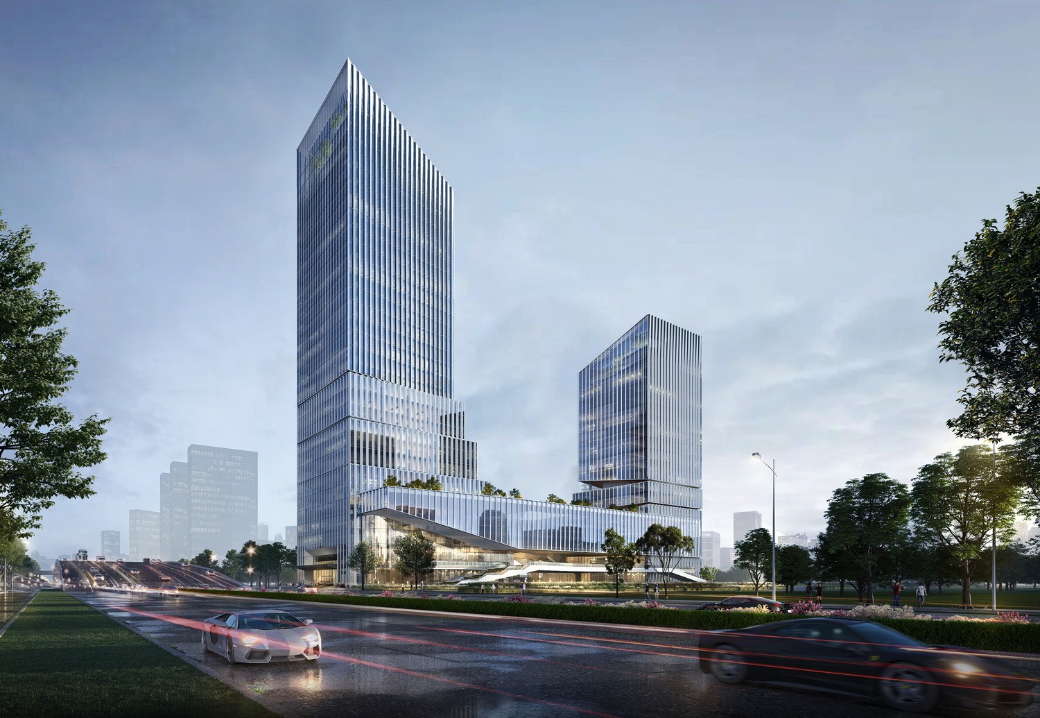 【效果图】扬帆起航 · 南京江心洲生态科技产业园设计