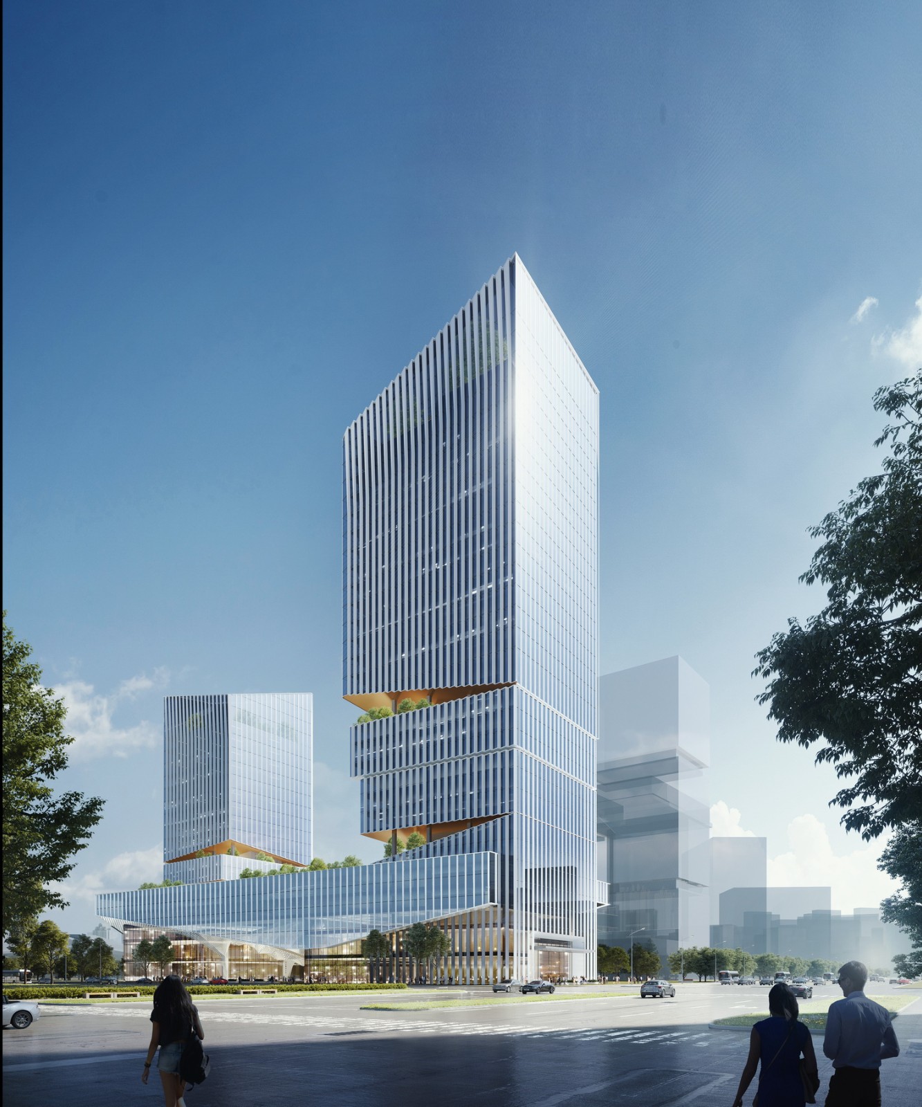 【效果图】扬帆起航 · 南京江心洲生态科技产业园设计