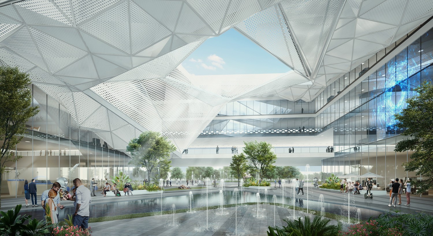 【效果图】扬帆起航 · 南京江心洲生态科技产业园设计