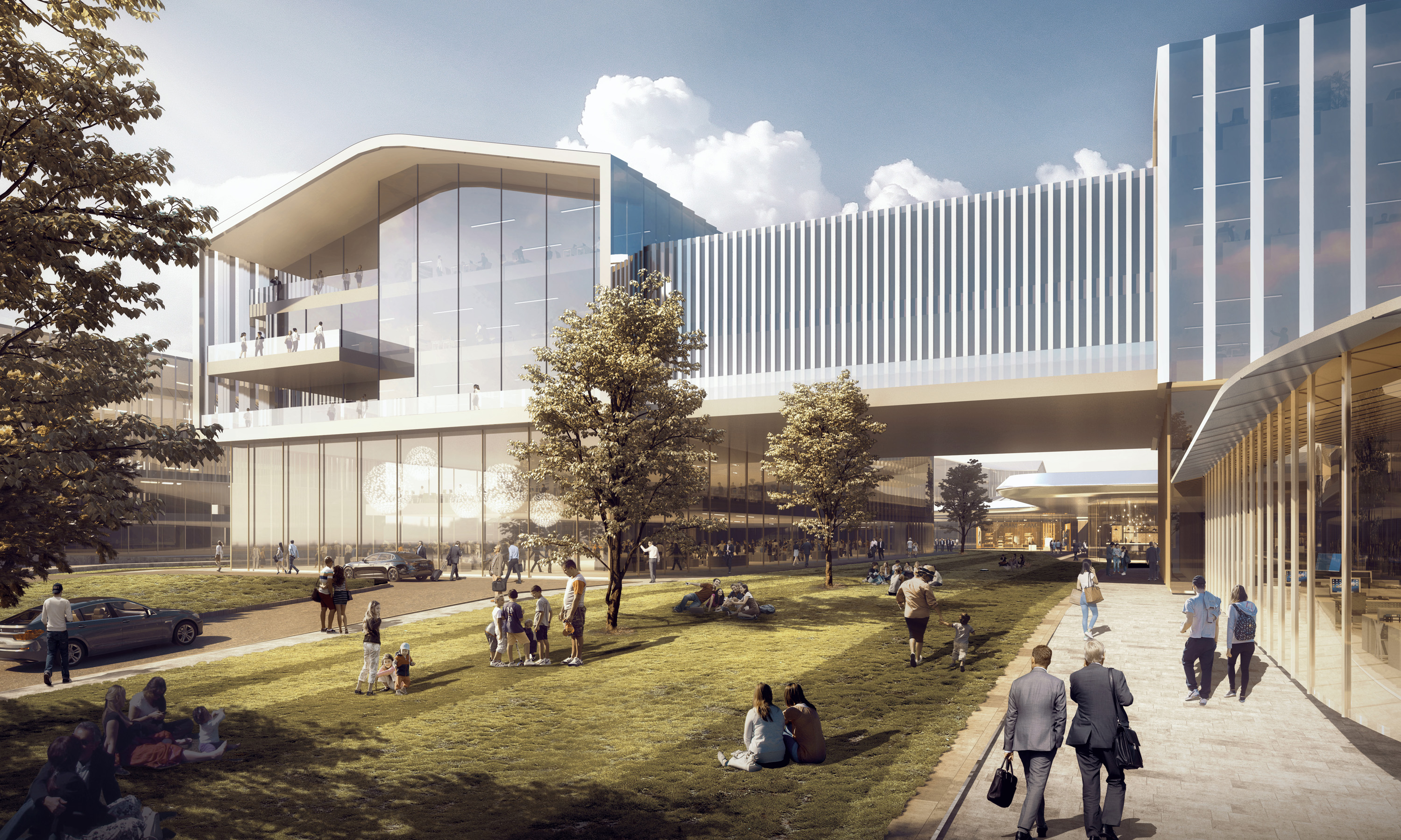 「亮眼设计」阿里巴巴达摩院南湖园区效果图 - vastcg