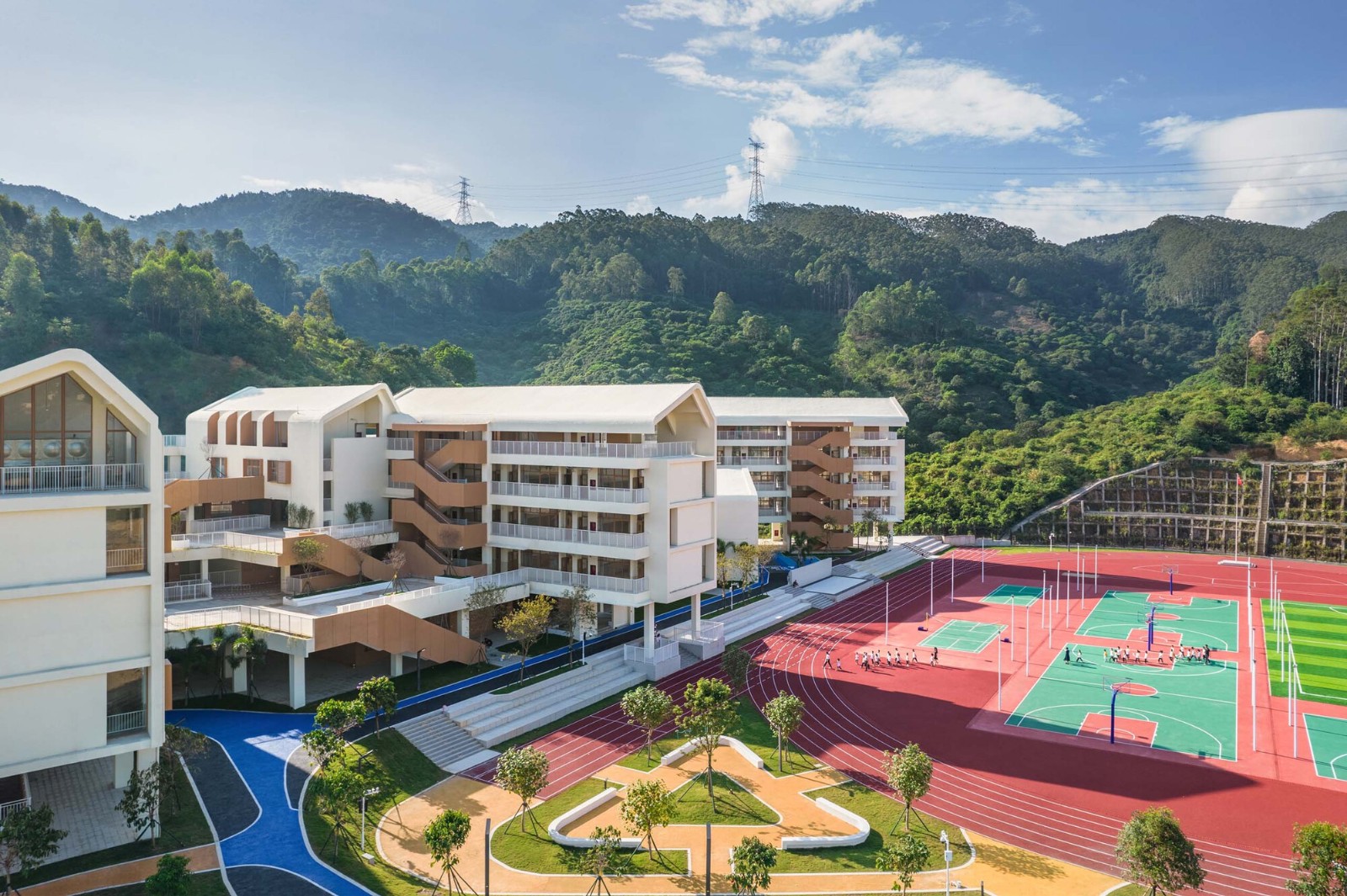 【教育建筑】惠阳沙田镇第二小学建筑设计理念 - vastcg