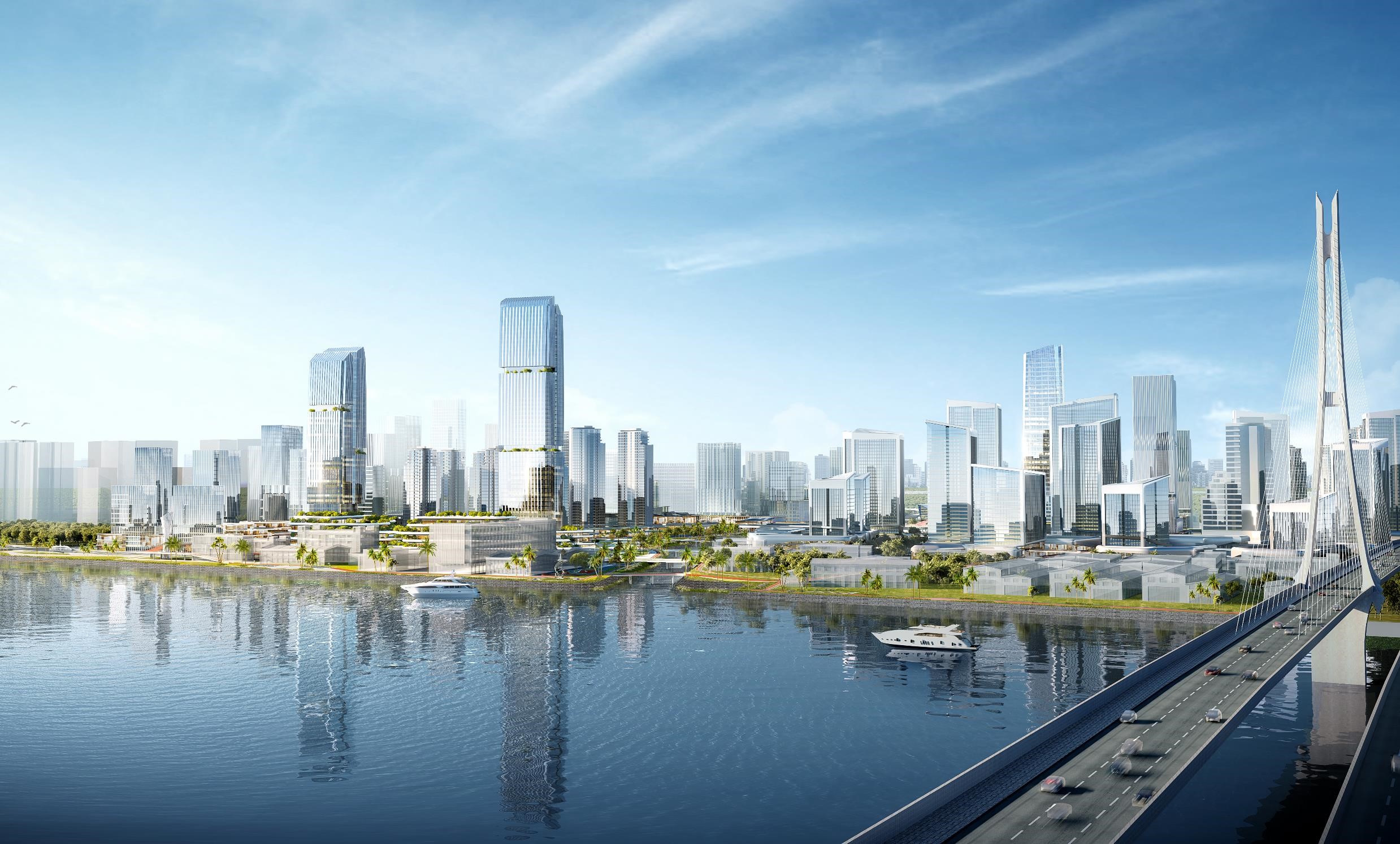 【概念设计】广州海珠创新湾门户枢纽城市设计暨核心地块建筑 - vast