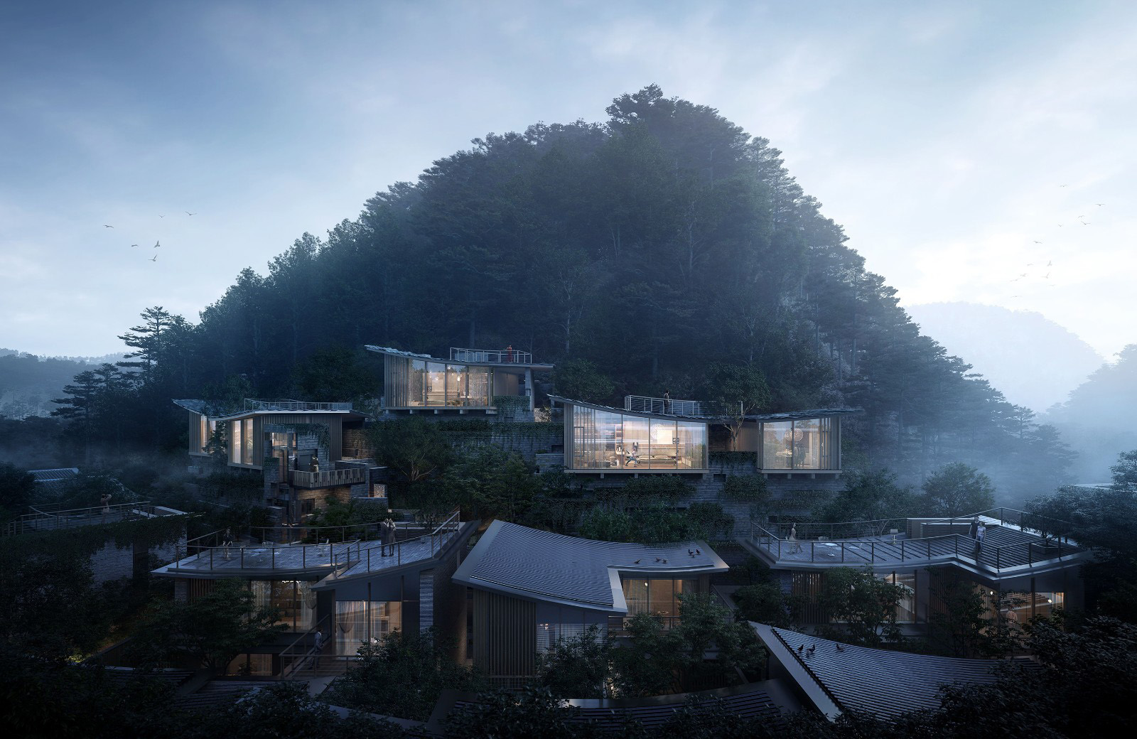 【亮眼设计】海华浦江樾溪里度假酒店效果图赏析 - vastcg