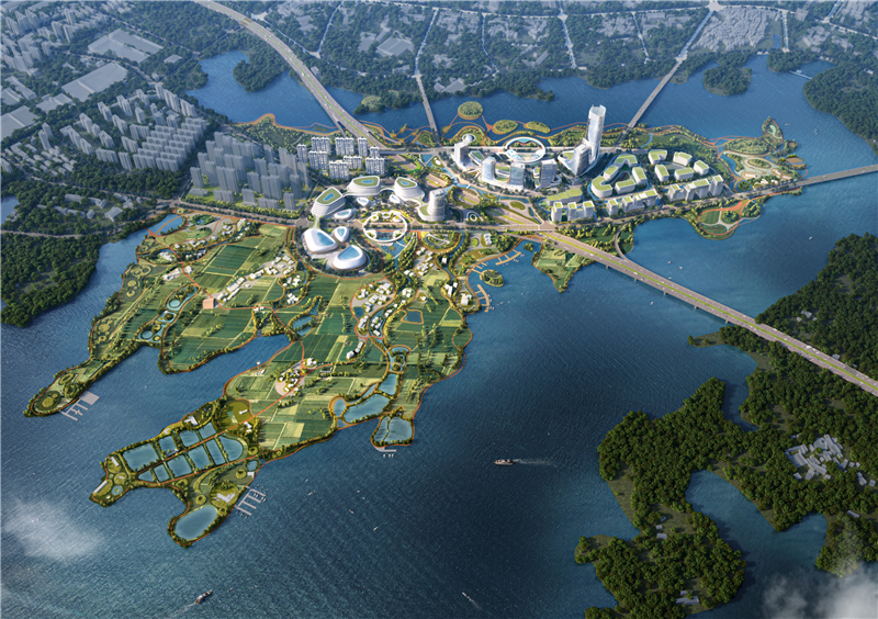 武汉青山将造一座新城!建筑设计效果图展示 